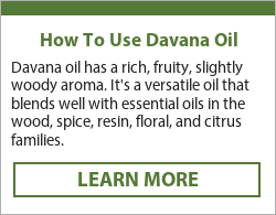  how to use davana essential oil